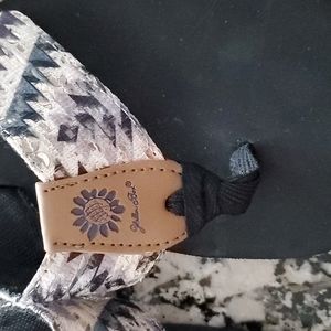 Yellow box flip flops